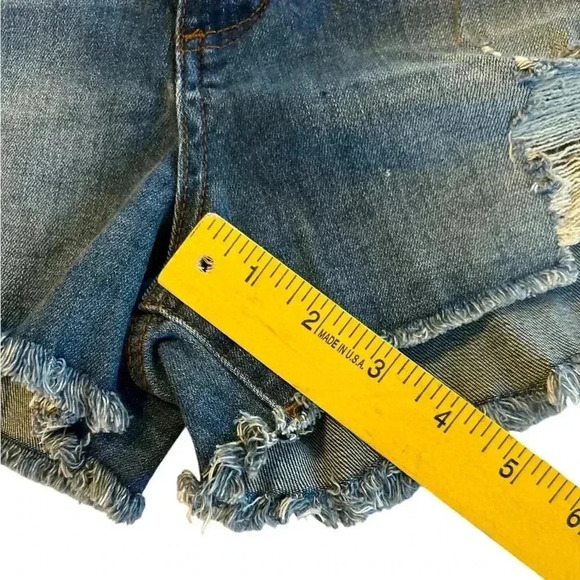 NWT STS Blue Women's High Rise Aubrey Cutoff Distressed Jean Short Size 28 - Picture 13 of 13